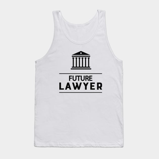 Law Student - Future Lawyer Tank Top by KC Happy Shop